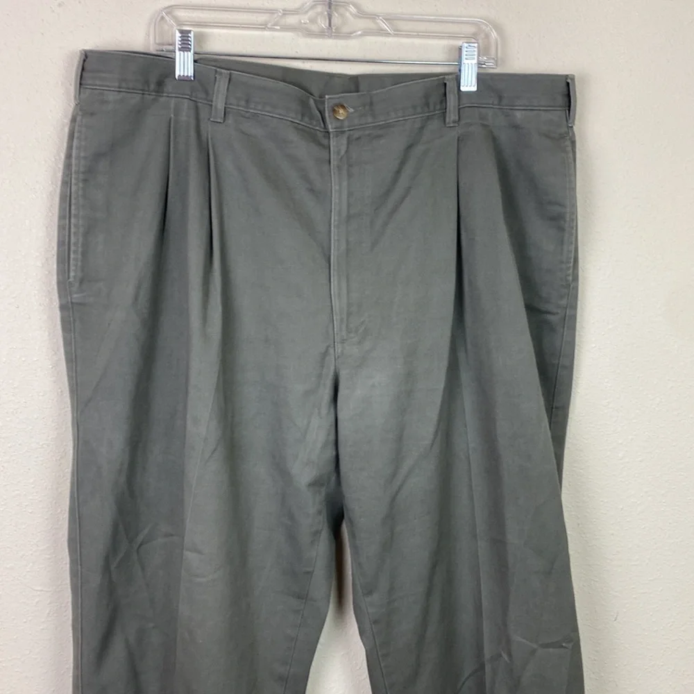 Flyers | Green Cotton Dress Pant Trousers Men's 42x30